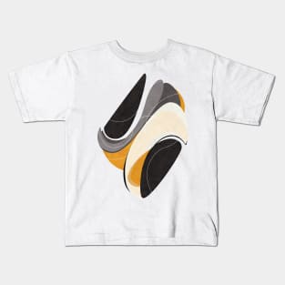 Mid Century Modern Abstract 25 Kids T-Shirt